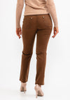 Zerres Gina Straight Leg Comfort Jeans, Brown
