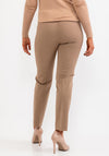 Zerres Jane Zip Pocket Slim Trousers, Camel