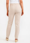 Zerres Jane Zip Pocket Slim Trousers, Cream
