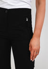 Zerres Jane Zip Pocket Slim Trousers, Black