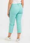 Zerres Cora Cropped Slim Comfort Jeans, Turquoise