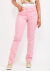 Zerres Gina Straight Leg Comfort Jeans, Pink