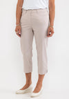 Zerres Greta Cropped Comfort Trousers, Beige