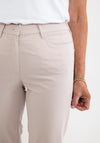 Zerres Greta Cropped Comfort Trousers, Beige