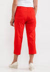 Zerres Greta Cropped Comfort Trousers, Red