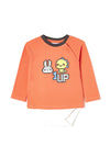 Zippy Baby Boy Long Sleeve Body T Shirt, Orange